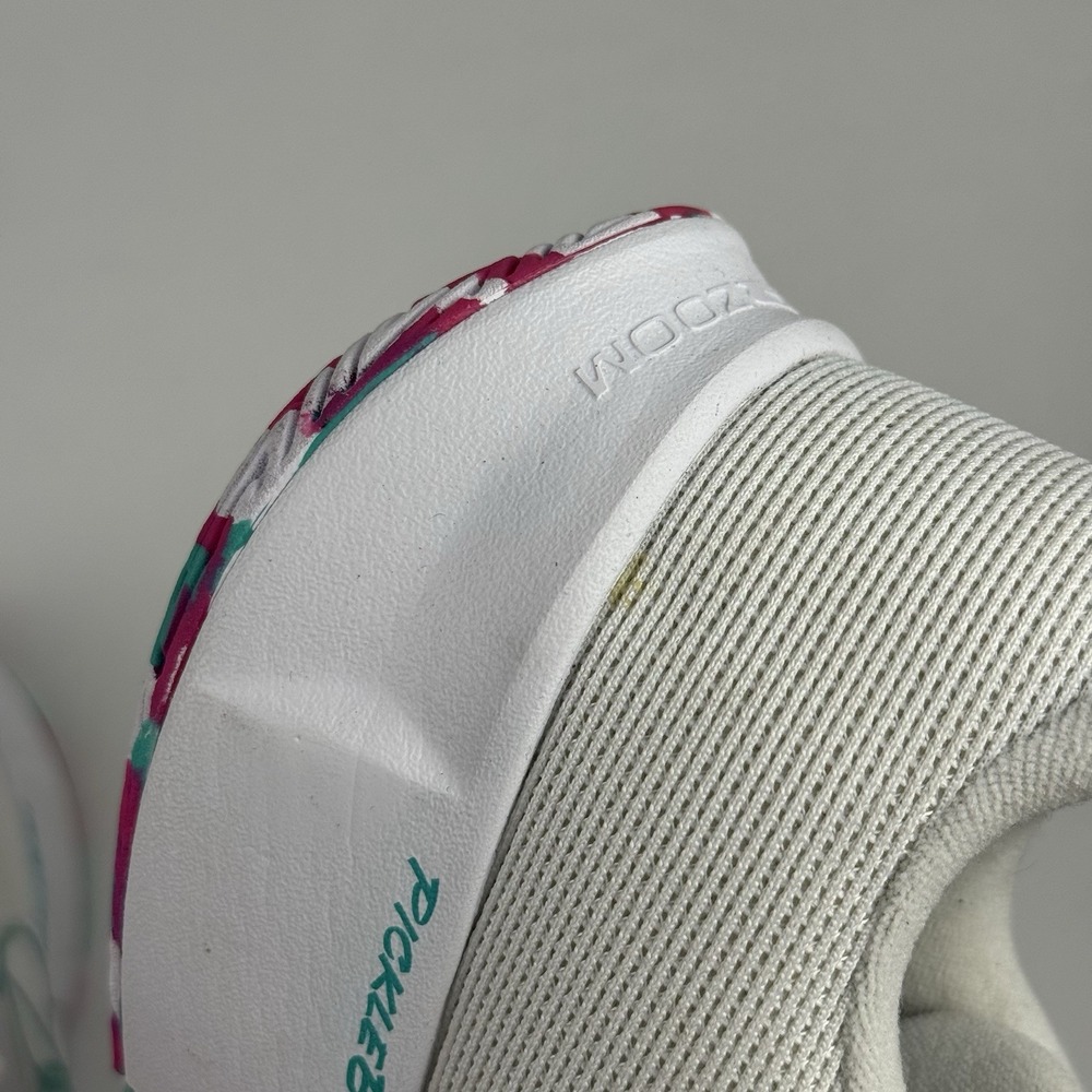 Nike Zoom Challenge Womens 12 Pickleball Court Shoe White Pink Retro FQ4155-101 - Picture 11 of 11